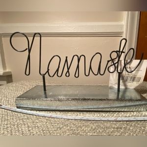 Namaste Namaskar Word Yogi Yoga Hippie Boho Home Decor